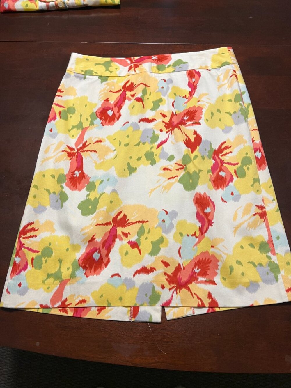 J CREW SKIRT SET SILK & STRETCH COTTON - Picture 6 of 15